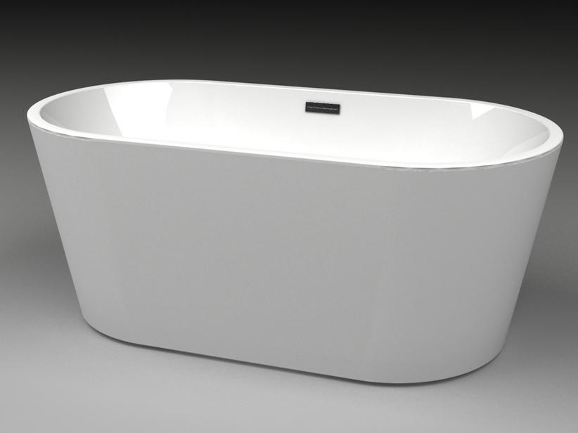 BADEWANNE ARIES 1500x750 mm ABFLUSS MIT ÜBERLAUF INBEGRIFFEN | IperCeramica