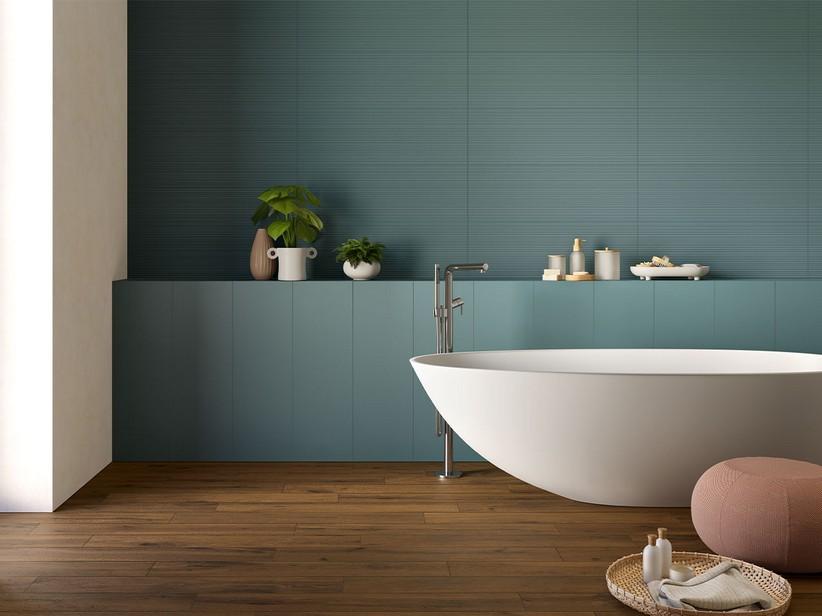 Wandfliese Velvet 3D Forest 30x90 dreidimensionalen Effekt Grün | IperCeramica