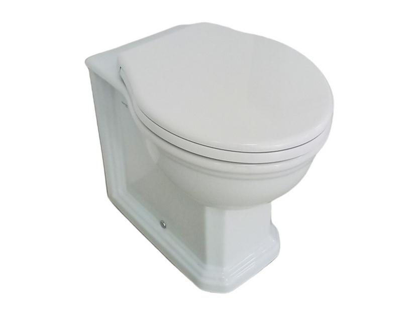 Stand-WC Epoque Rimless 55x39 cm wandbündig Weiß glänzend | IperCeramica