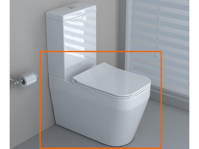 Monoblock-WC Wiki Rimless weiß | IperCeramica