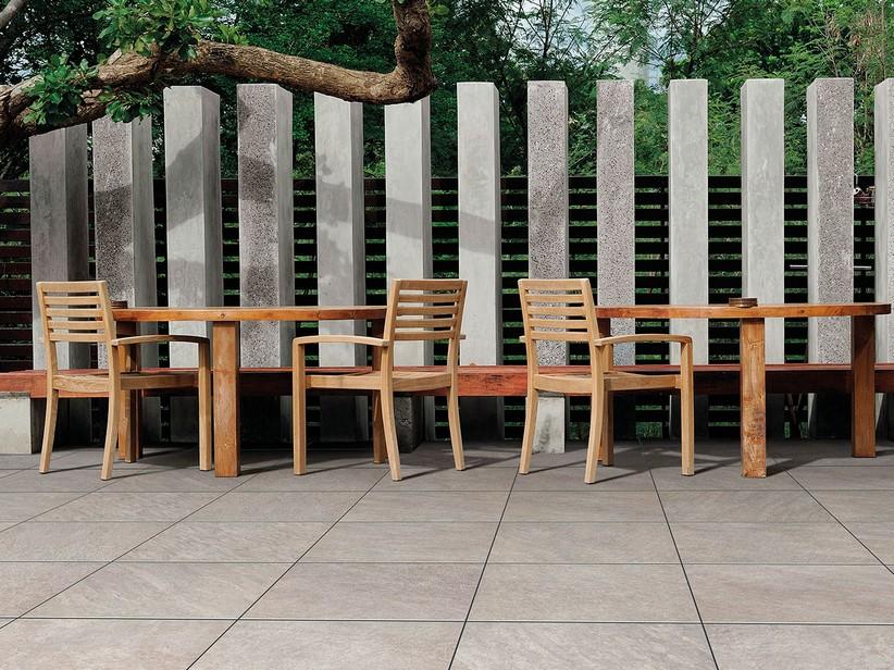 Fliese Dolomite Grey XOUT 60X60 Feinsteinzeug Stärke 20 mm Rektifiziert Quarzitoptik Grau | IperCeramica