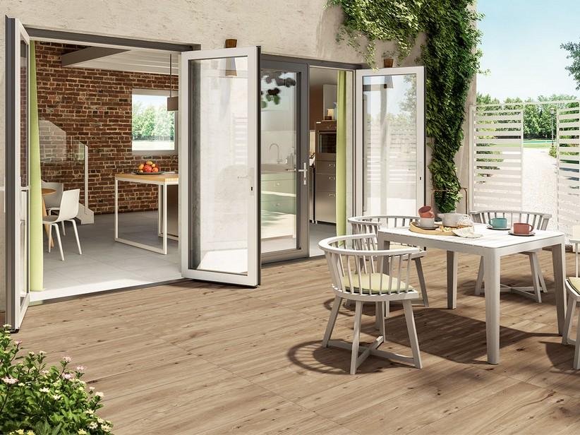 Fliese Ekowood 2 Honey XOUT 30x120 Feinsteinzeug Stärke 20 mm Holzoptik Eiche Natur | IperCeramica