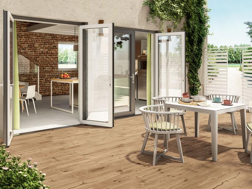 Fliese Ekowood Honey XOUT 40X120 Feinsteinzeug Stärke 20 mm Holzoptik Eiche Natur | IperCeramica