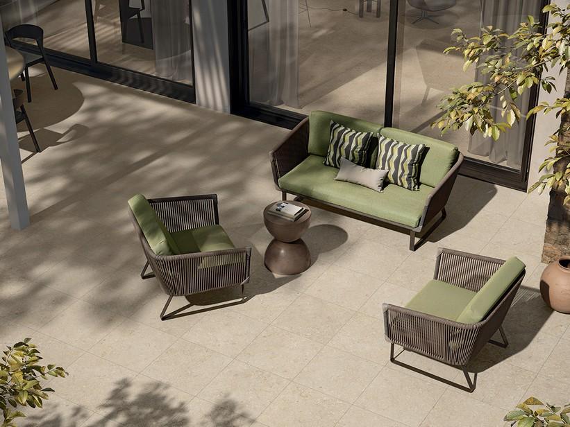 Fliese Jerusalem Stone XOUT 60x60 Feinsteinzeug für Aussenbereich 20mm Stärke rektifiziert Jerusalem-Steinoptik | IperCeramica