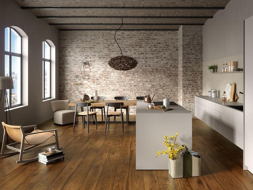 Parkett Eiche Natur Antikoptik Gehobelt Poliert - Yacht Brown | IperCeramica
