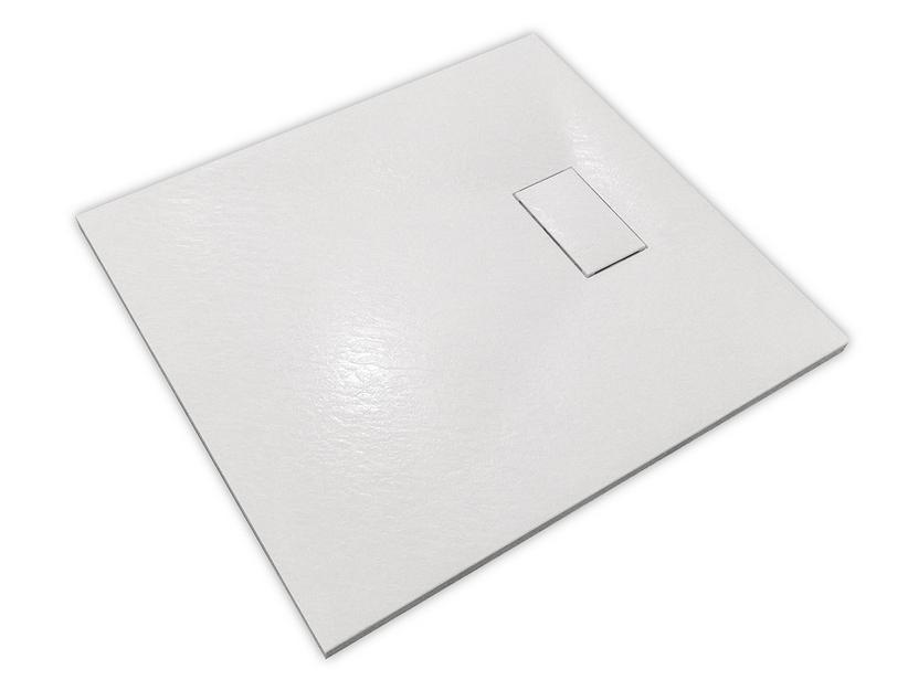 Receveur de douche Stone 80x80 h2,6 en résine blanc | IperCeramica