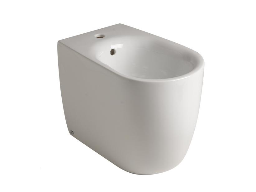 Bidet à poser Nolita adossé au mur blanc brillant | IperCeramica