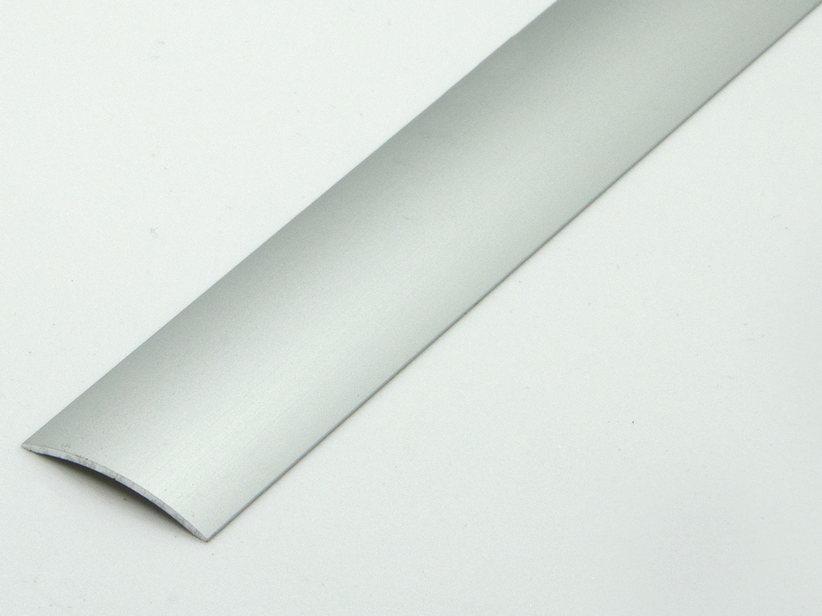 Profilé barre de seuil Global Trans aluminium anodisé argent + adhésif 3cm 0,9m | IperCeramica