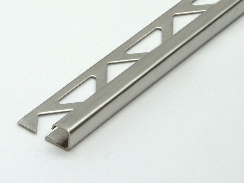 Profilé de finition d'angle Global Square acier inox brillant 8mm 2,7m | IperCeramica