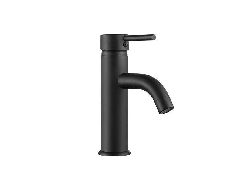 Mitigeur monocommande lavabo Carola noir mat | IperCeramica
