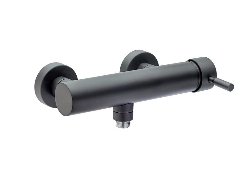 Mitigeur monocommande douche externe Carola noir mat | IperCeramica