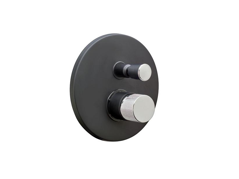 Mitigeur monocommande douche à encastrer avec inverseur 2 voies Dalila noir mat | IperCeramica