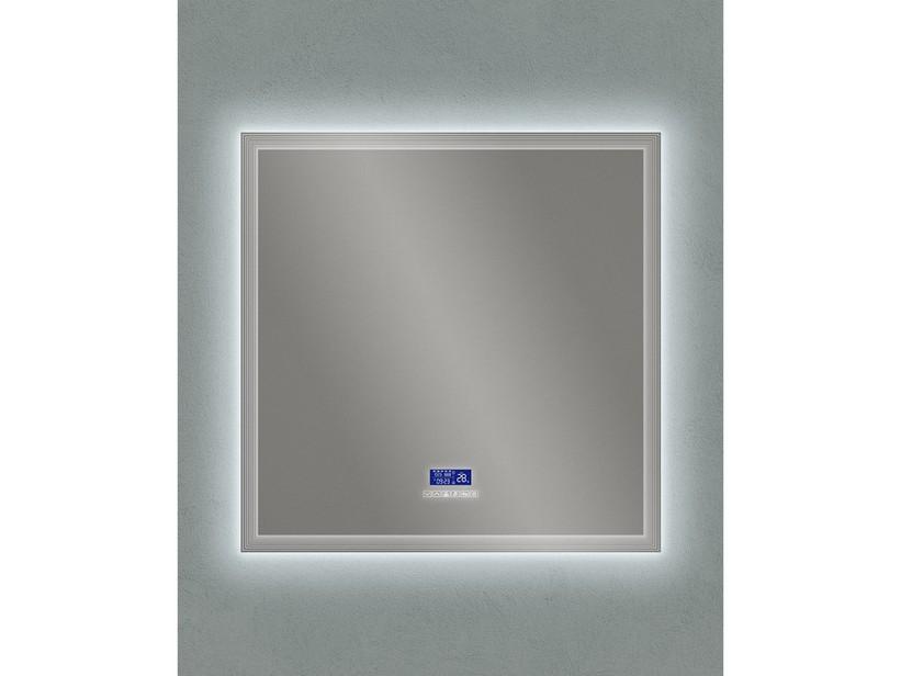 Miroir de salle de bains avec LED BH Multimedia 90x90 avec cadre | IperCeramica