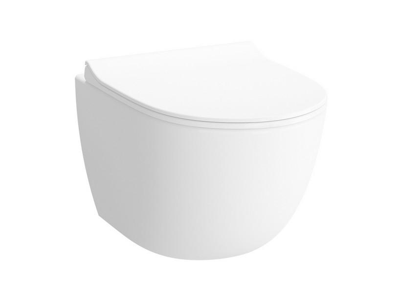 WC suspendu Sento sans bride blanc mat | IperCeramica