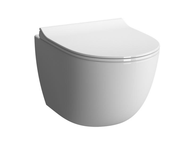 WC suspendu Sento sans bride blanc brillant | IperCeramica