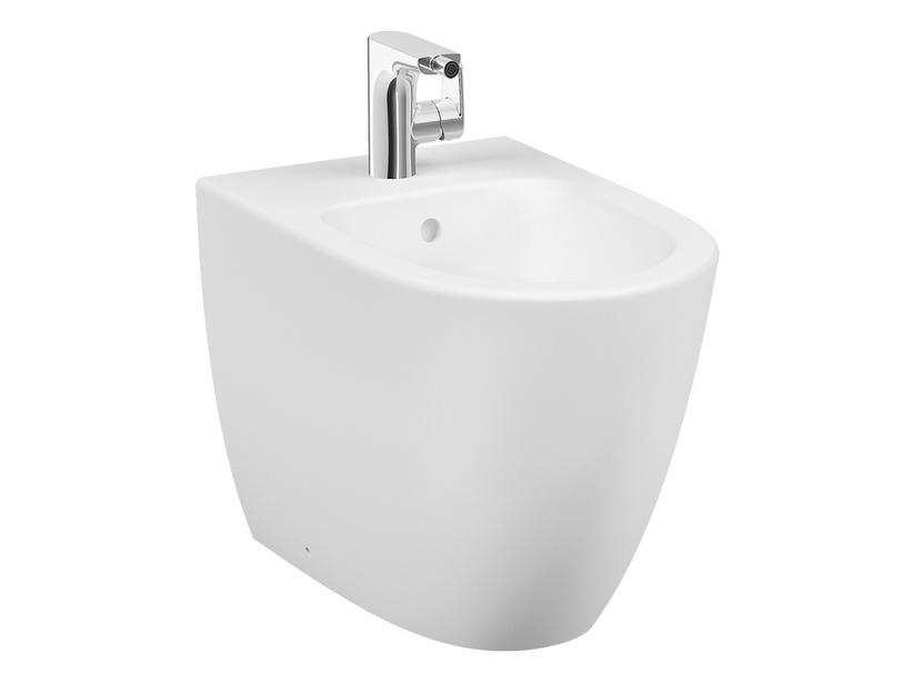 Bidet à poser Sento adossé au mur 54 cm blanc mat | IperCeramica