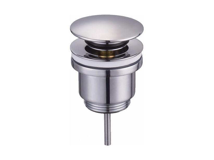 Bonde de lavabo click clack ronde universelle avec et sans trop-plein | IperCeramica