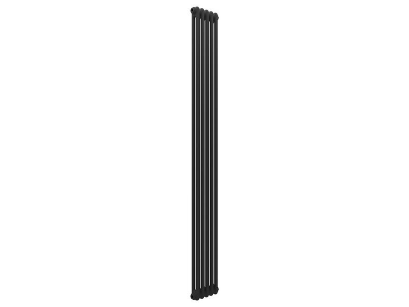Radiateur acier tubulaire ELITE PLUS 2 colonnes 5 éléments H2000 693,5W noir mat | IperCeramica