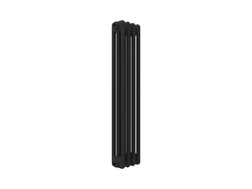 Radiateur acier tubulaire ELITE PLUS 3 colonnes 4 éléments H900 355,6W noir mat | IperCeramica