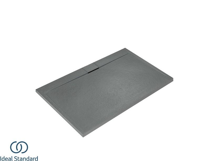 Receveur de douche Ideal Standard® ULTRAFLAT-S i.LIFE rectangulaire 140x90 cm résine gris | IperCeramica