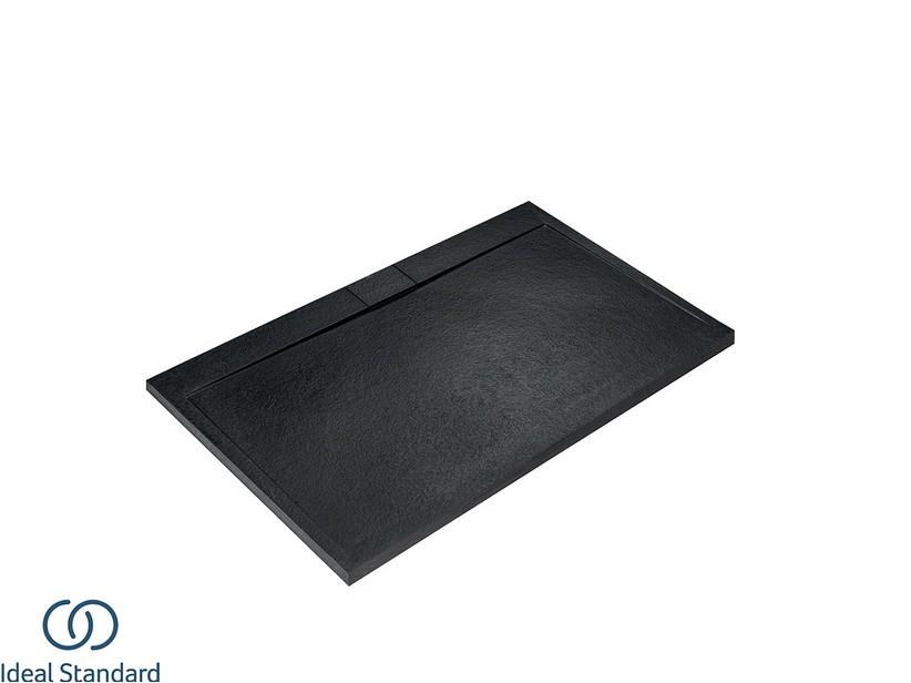 Receveur de douche Ideal Standard® ULTRAFLAT-S i.LIFE rectangulaire 170x70 cm résine noir | IperCeramica