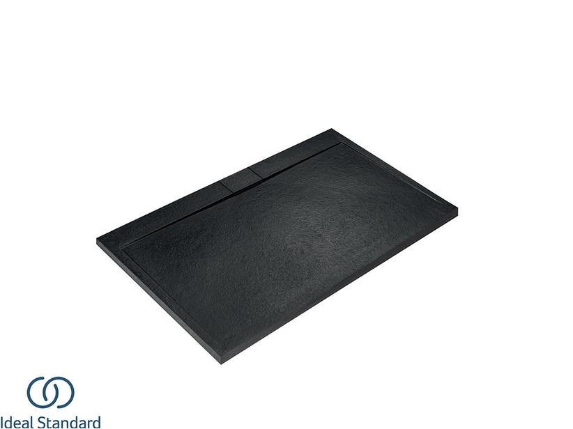 Receveur de douche Ideal Standard® ULTRAFLAT-S i.LIFE rectangulaire 180x100 cm résine noir | IperCeramica