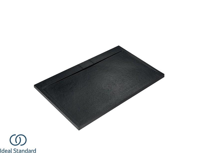 Receveur de douche Ideal Standard® ULTRAFLAT-S i.LIFE rectangulaire 200x90 cm résine noir | IperCeramica