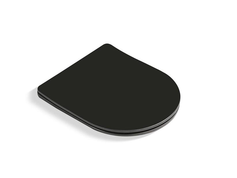 Abattant WC Slim Cardano soft-close noir mat | IperCeramica