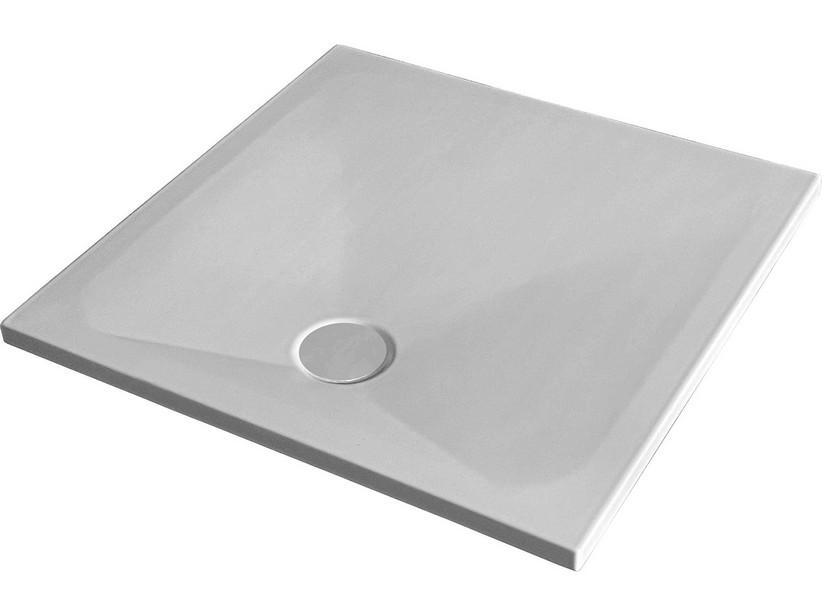Receveur de douche Puro carré 90x90 blanc coton mat | IperCeramica