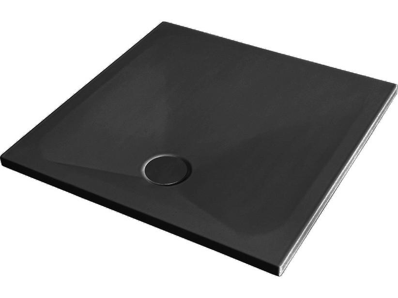 Receveur de douche Puro carré 90x90 charbon mat | IperCeramica