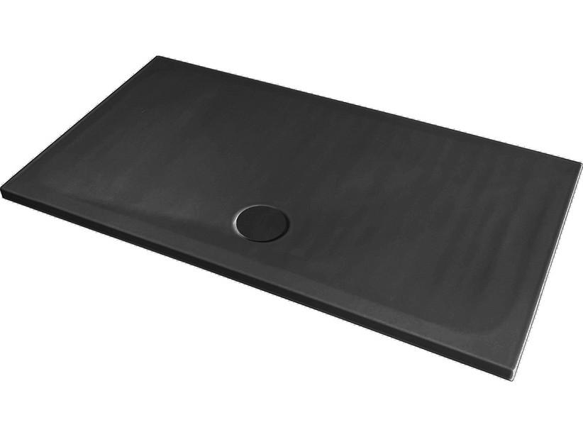 Receveur de douche Puro rectangulaire 140x80 charbon mat | IperCeramica