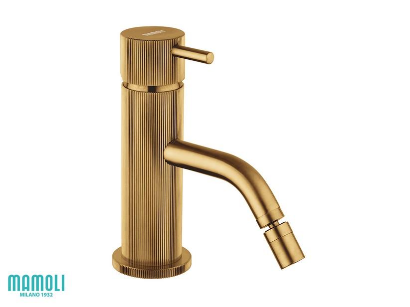 Mitigeur monocommande pour bidet Gretha laiton or brossé | IperCeramica