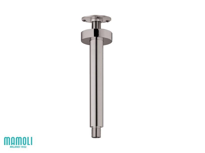 Bras de douche plafond 20 cm Gretha laiton effet inox brossé | IperCeramica