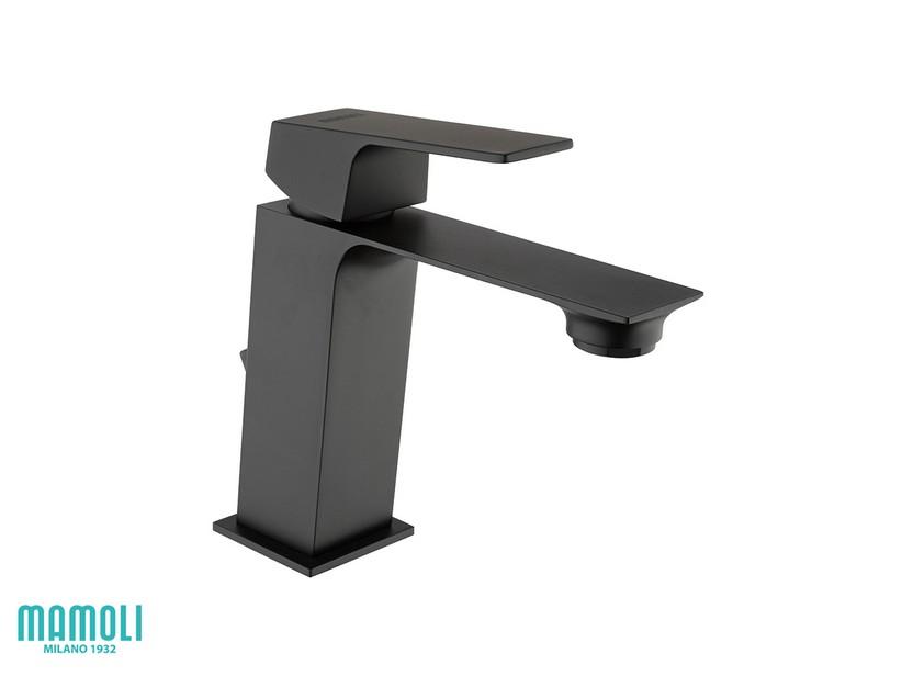 Mitigeur monocommande pour lavabo Michela avec bonde noir mat | IperCeramica