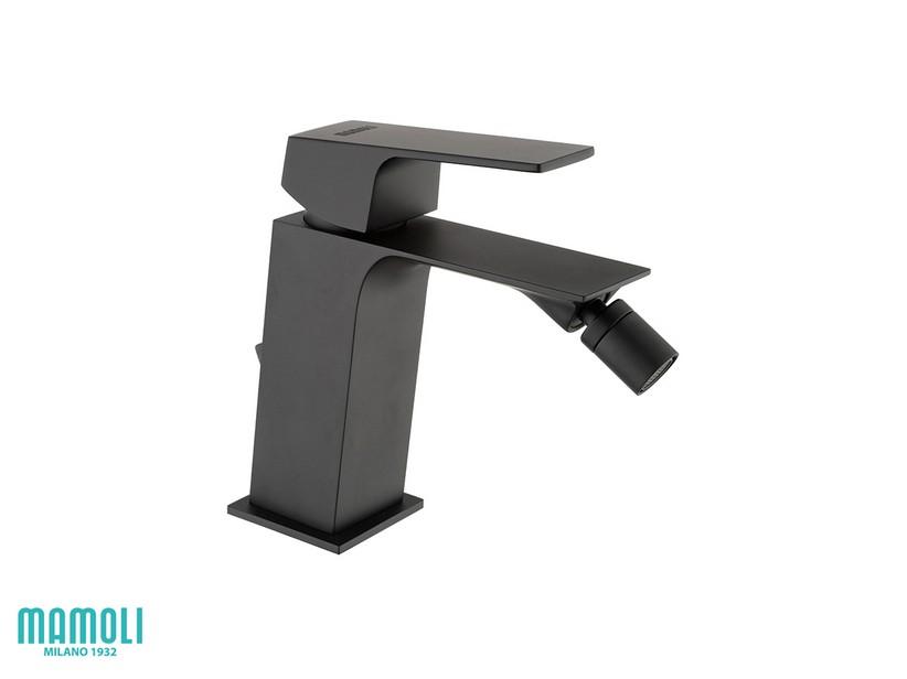 Mitigeur monocommande pour bidet Michela avec bonde noir mat | IperCeramica