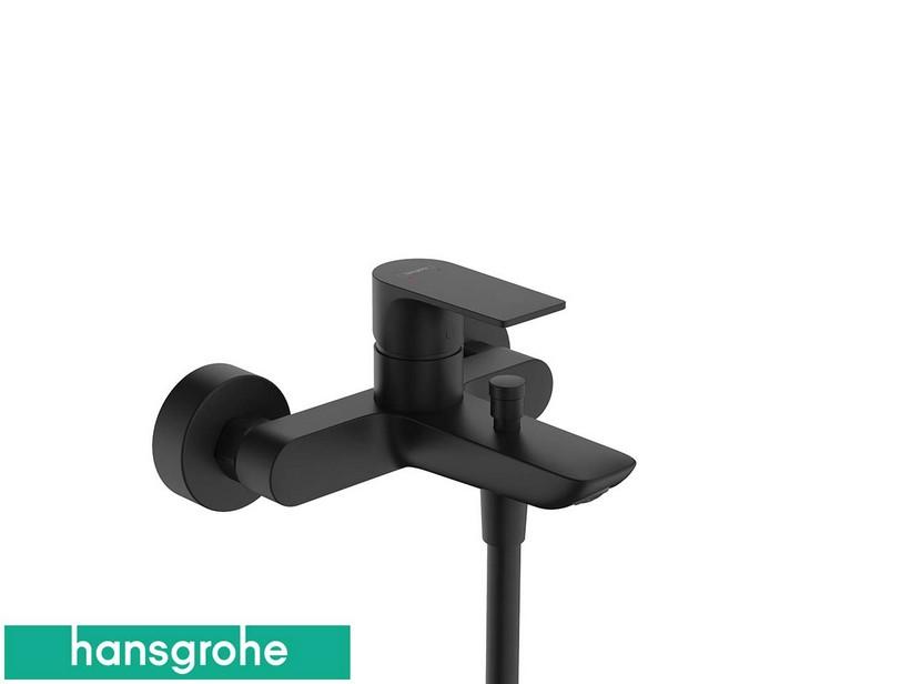 Mitigeur externe pour baignoire Hansgrohe® Rebris E monocommande noir mat | IperCeramica