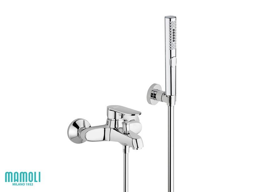 Mitigeur monocommande externe pour baignoire Sadler avec accessoire de douche chrome | IperCeramica