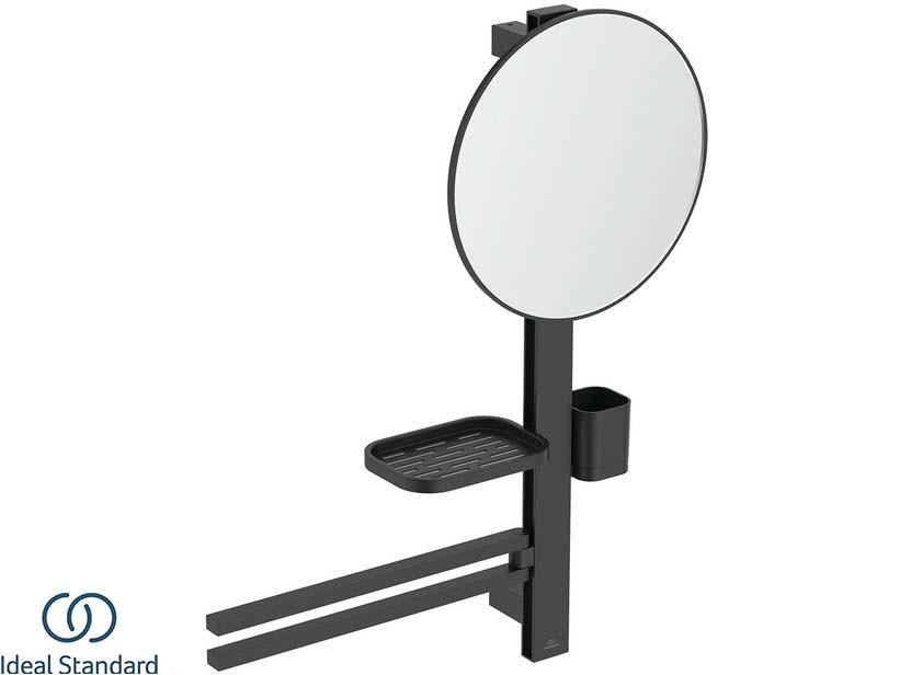Support multifonction Ideal Standard® Alu+ noir mat | IperCeramica
