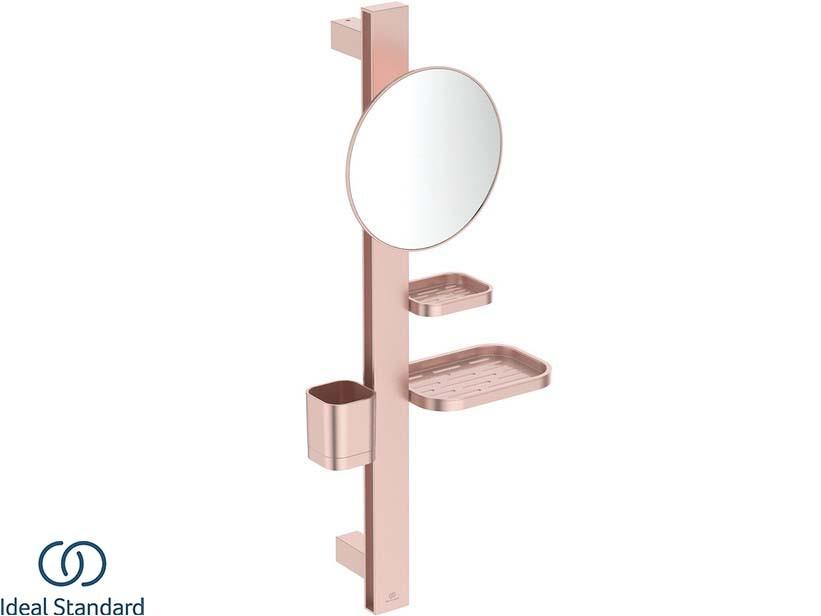 Support multifonction SP10X Ideal Standard® Alu+ rose brossé | IperCeramica
