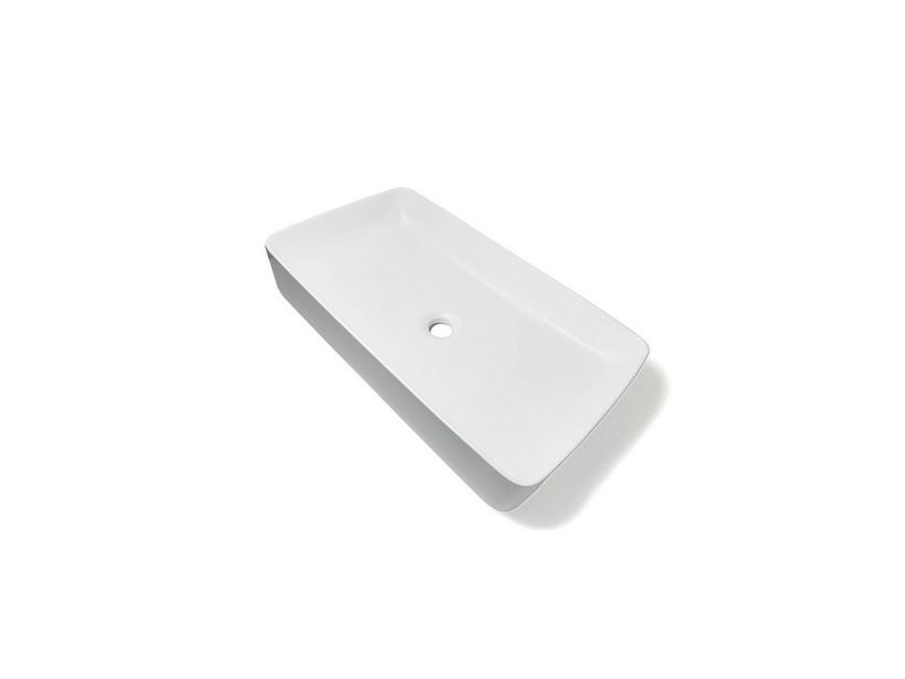 Vasque à poser en céramique Atlas 62 cm blanc | IperCeramica