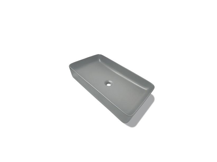 Vasque à poser en céramique Atlas 62 cm gris | IperCeramica