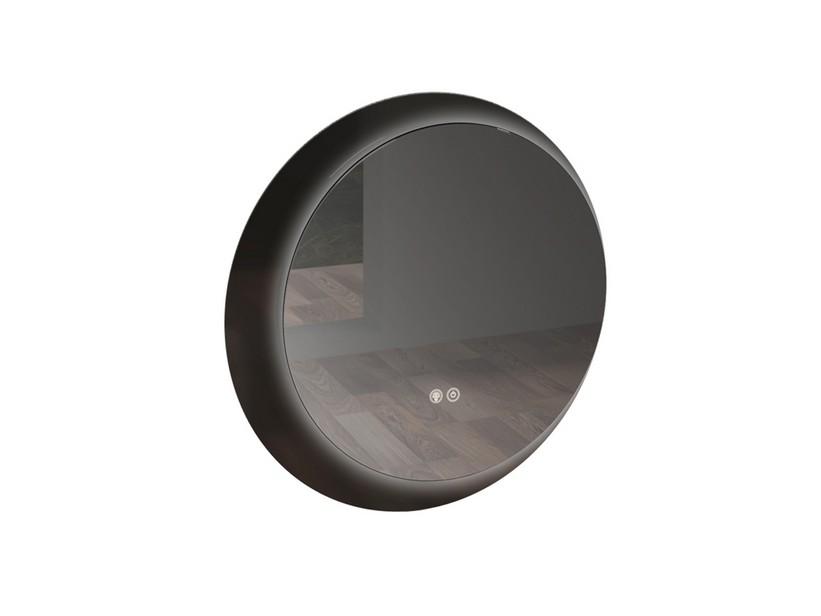 Cadre ATLAS Ø94 en Plexiglass Noir pour miroir rond rétroéclairé | IperCeramica