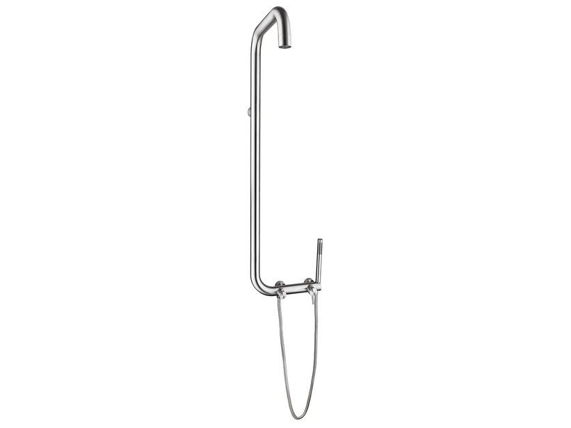 Colonne de douche Sofia en acier inox 316 finition brossée | IperCeramica