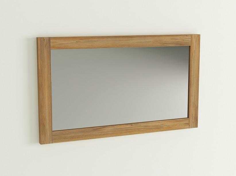 Miroir de salle de bains LOMBOK 120x70 cm avec cadre en Teck massif naturel | IperCeramica
