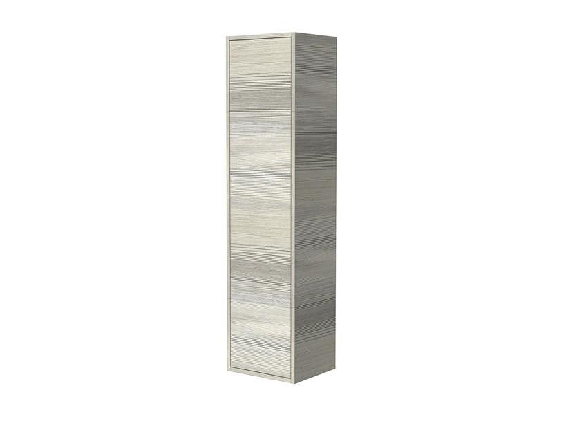 Colonne de salle de bains suspendue CAMPIGLIO H140 cm effet bois gris | IperCeramica