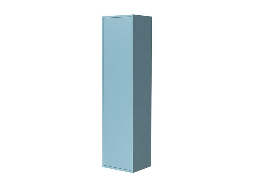 Colonne de salle de bains suspendue CAMPIGLIO H140 cm bleu mat | IperCeramica