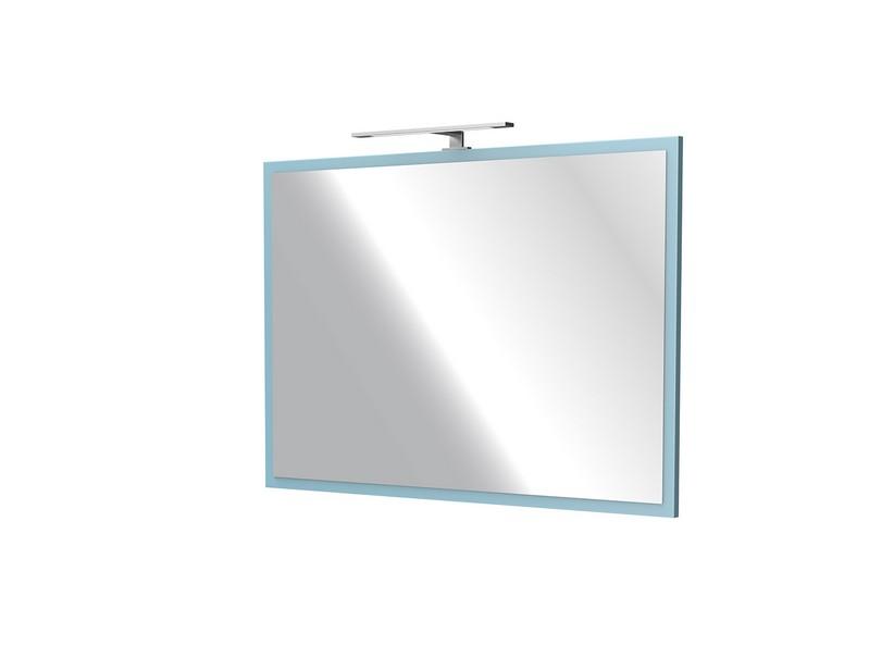 Miroir CAMPIGLIO 100xH70 cm avec cadre bleu mat | IperCeramica
