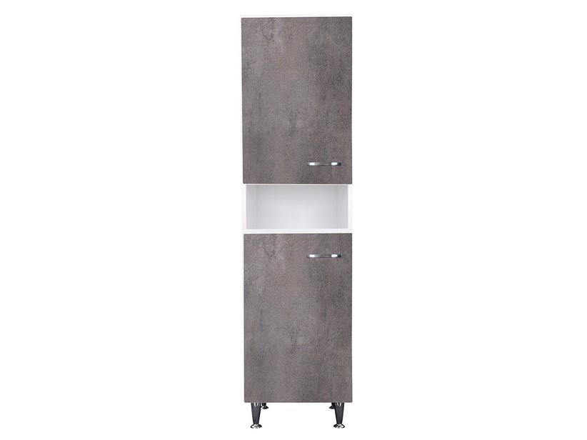 Meuble colonne Comfort 45x50 cm vers la droite en mélaminé blanc/gris | IperCeramica