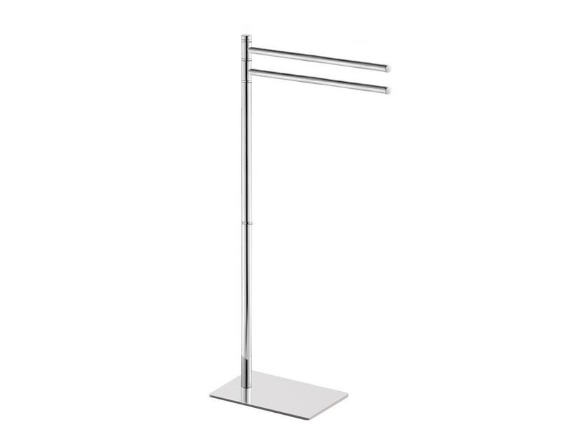 Porte-serviettes sur pied Scarlett chrome | IperCeramica