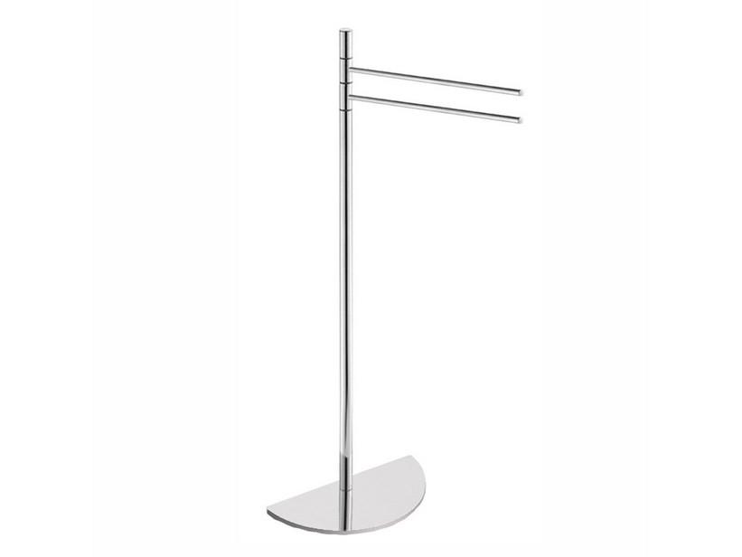Porte-serviettes sur pied Amelie chrome | IperCeramica